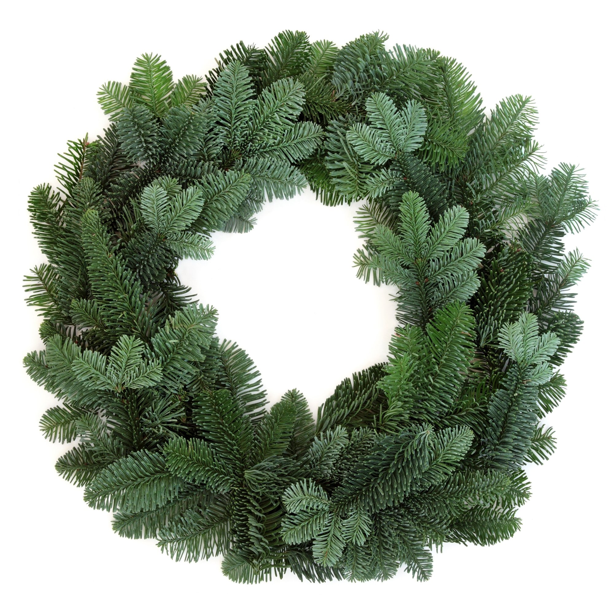 Grüner Weihnachtskranz